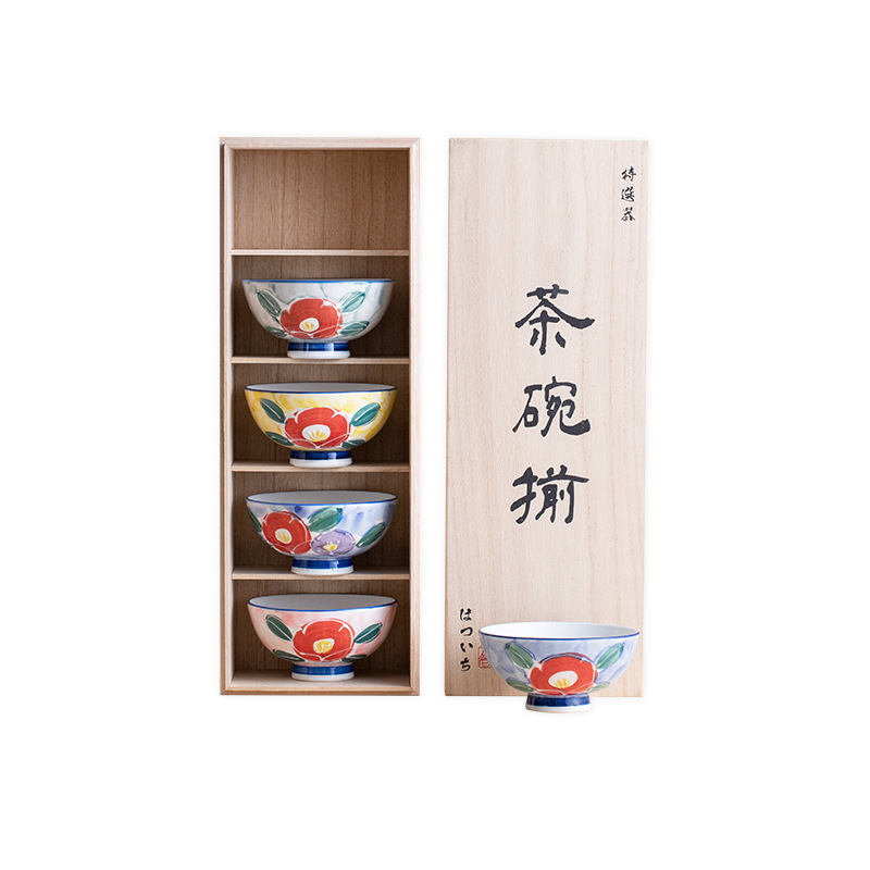 【食器販売促進エリア】高颜値茶碗セット日本式家庭用皿菓子箱シンプルレトロ食器