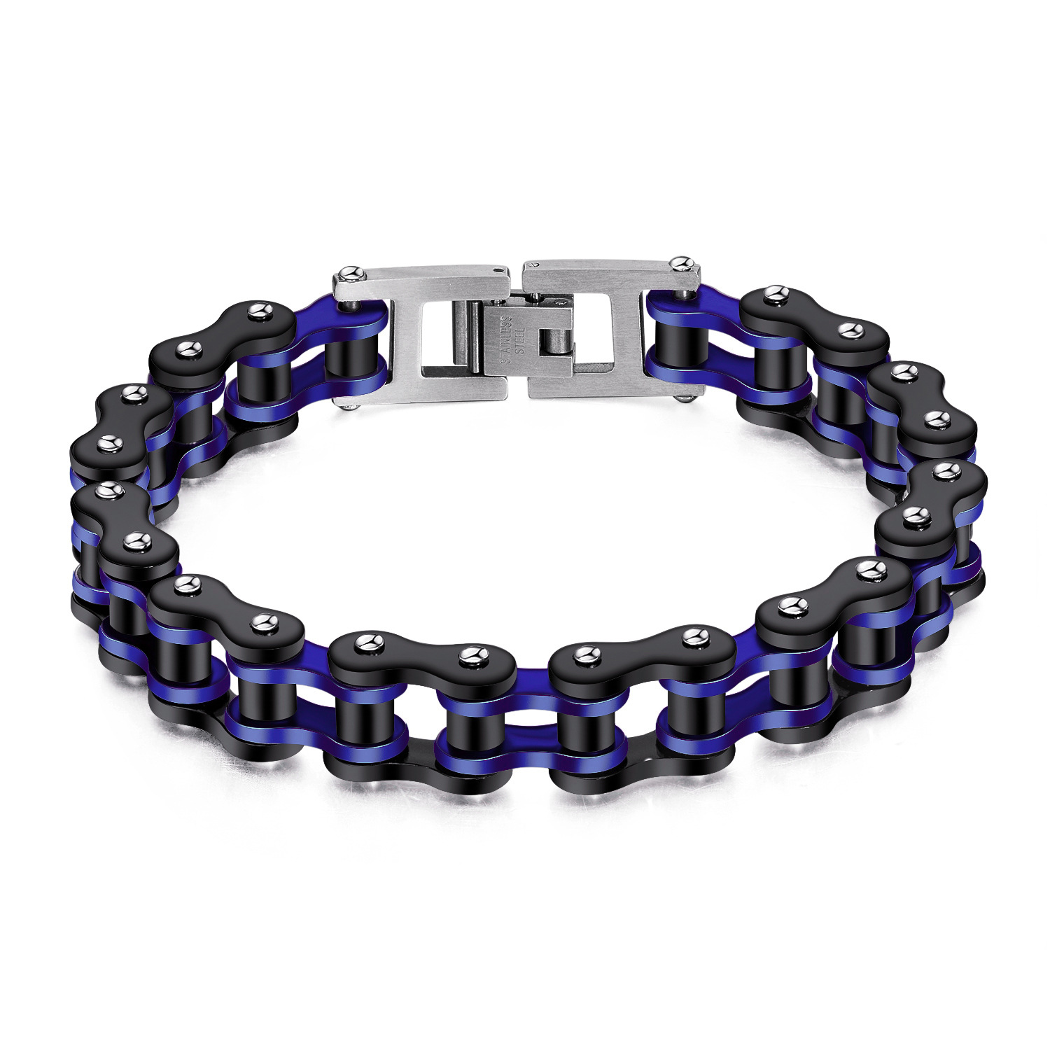 Opk Jewelry Titanium Steel Bracelet Wholesale European and American Style Retro Bicycle Stainless Steel Chain Personalized Versatile Men's Bracelet