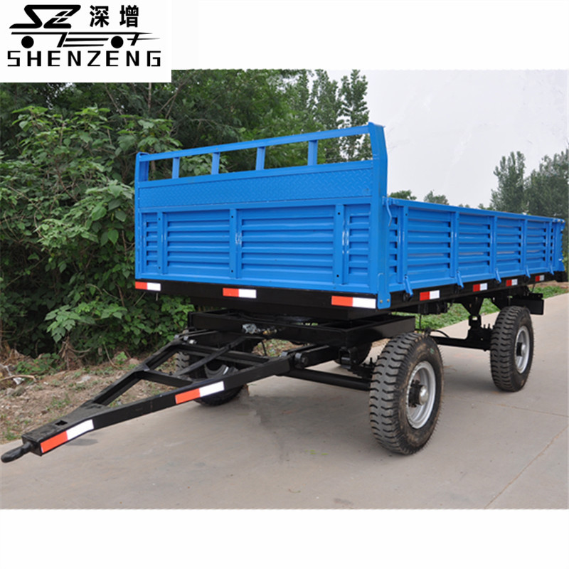 6吨农用拖车自卸拖车 平板拖车 拖拉机运输机组