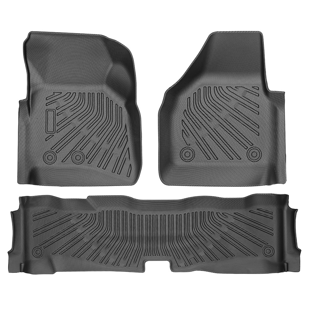 Para Ford F-250 2008 - 2010 TPE Foot Pad 3D All Weather Foot Pad Interior