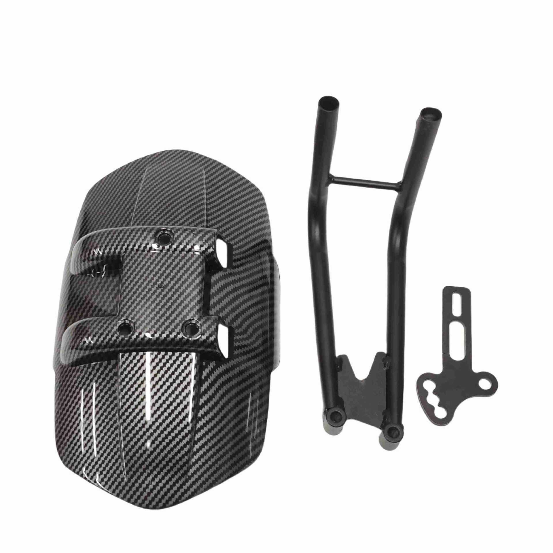 Daniu N7N9N9Gt Bull 10inch 12inch Universal Water Transfer Printing Iron Double Tube Rear Fender Mudguard for Moped