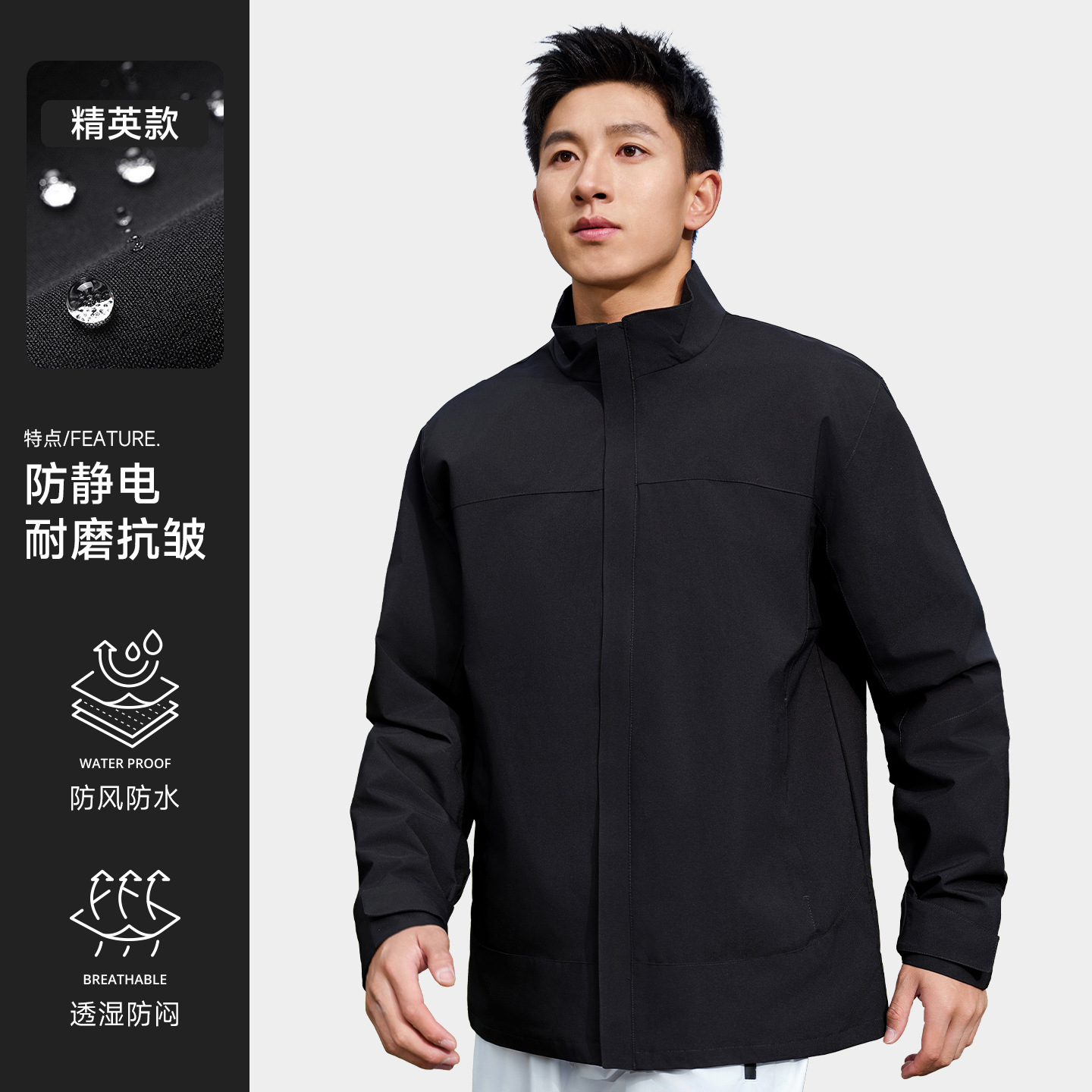 Ropa de trabajo de carga a prueba de viento, ropa de trabajo personalizada, logotipo de impresión, Oficina corporativa, ropa de trabajo del Grupo de empleados, chaqueta personalizada