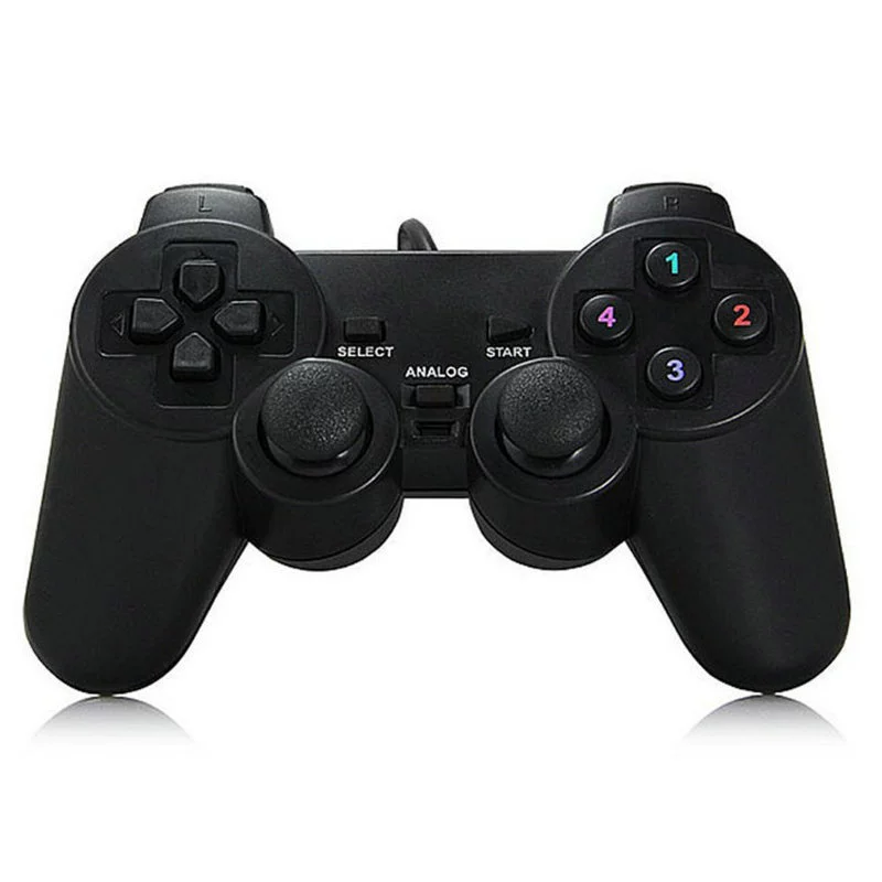 Геймпад в стиле PS2 для ПК, аркадный контроллер, аксессуары для игровых приставок, проводной USB 208