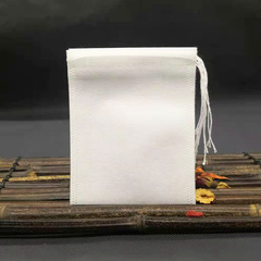 100 pieces of 10*12 non-woven fabric drawstring tea bag spice strainer filter bag disposable herbal medicine decoction bag