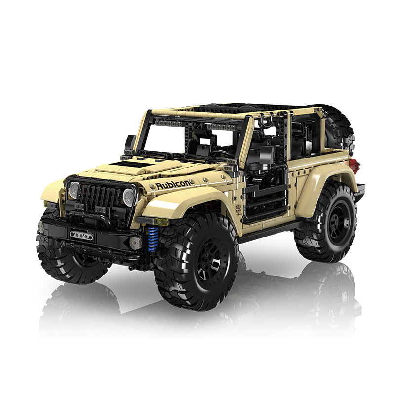 Yuxing 1:6 vehículo todoterreno Wrangler neumático de función completa de proporción extra grande 13184 modelo de coche de bloques de construcción grande niño
