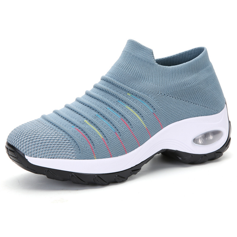 Damen Freizeitschuhe Mit Dicker Sohle Und Luftpolster Sportoptik_voghion.com