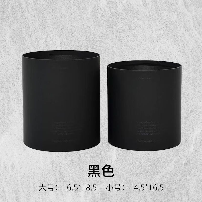 七夕新款鲜花抱抱桶磨砂肤感花束桶圆形马卡龙色网红鲜花包装资材|undefined