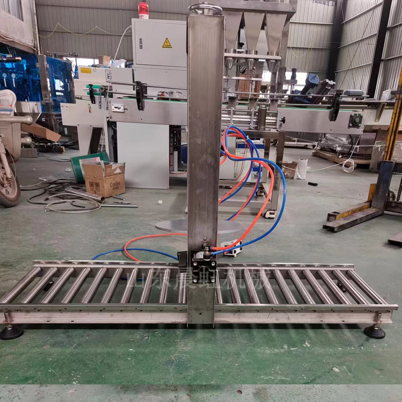 食品小型压盖机 双缸塑料桶压盖机 机油桶封盖机