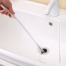 管道疏通器可彎曲通下水道毛發堵塞清理器洗臉水池清潔刷通水管器