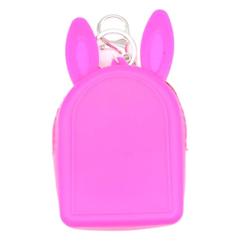 Cartoon Silicone Coin Purse Cute Rabbit Silicone Storage Bag Children's Silicone Coin Purse Customized