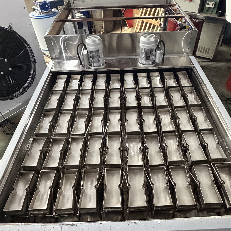 Ice Brick Machine Commercial Fully Automatic Industrial Ice Brick Machine Ice Cube Maker Continuous Ice Machine Water Cooler Cold Water Production Line