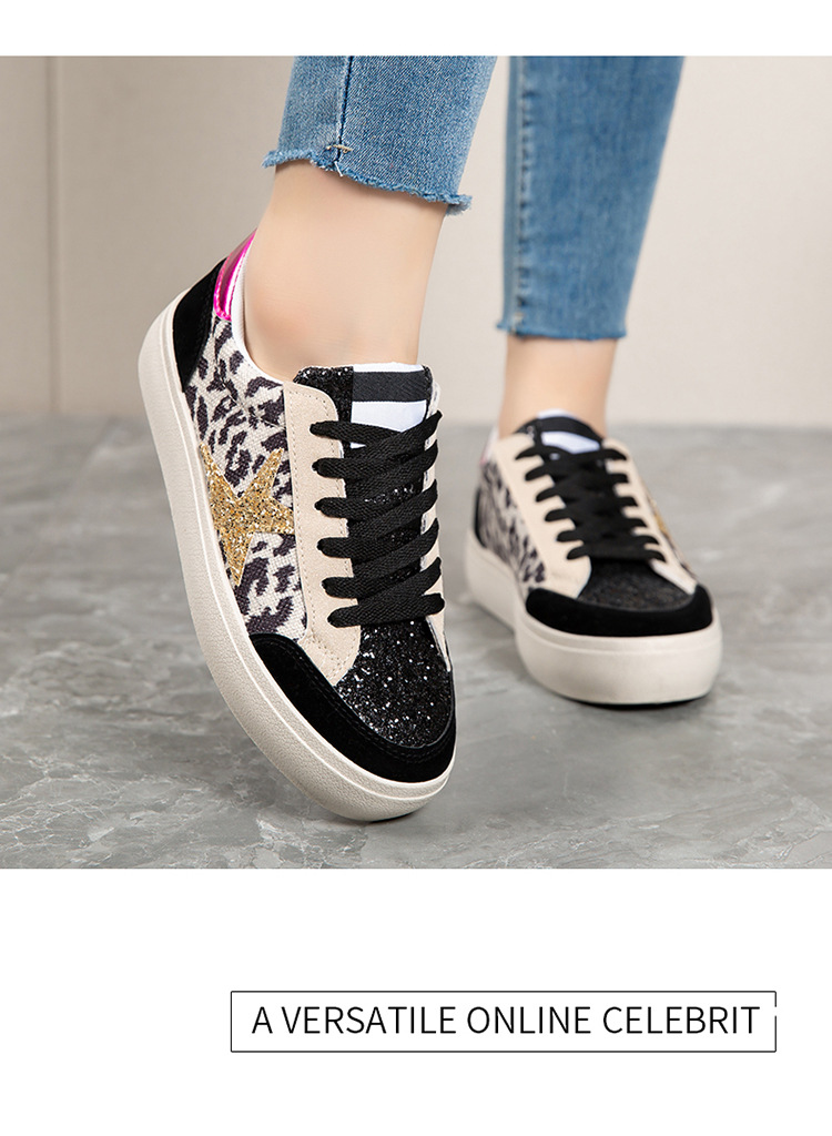 Lightweight Women's Casual Trainers With Non-slip Sole & Star_voghion.com