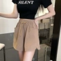 松紧腰显瘦高腰运动短裤