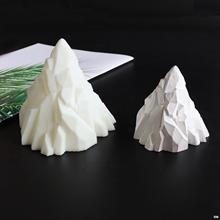 立体3D冰山慕斯蛋糕模具雪山冰淇淋模具大号火山香薰蜡烛硅胶模具