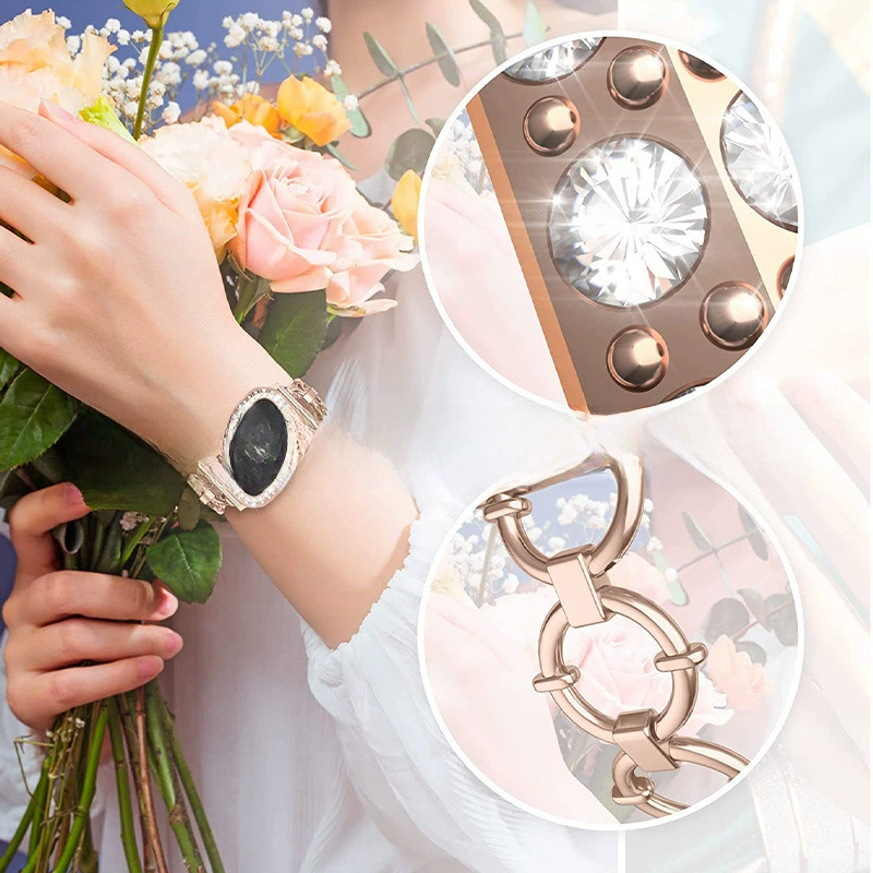 Suitable for Apple watch with O-type metal chain small incense wind, Applewatch8-1 generation SE cross-border dedicated supply