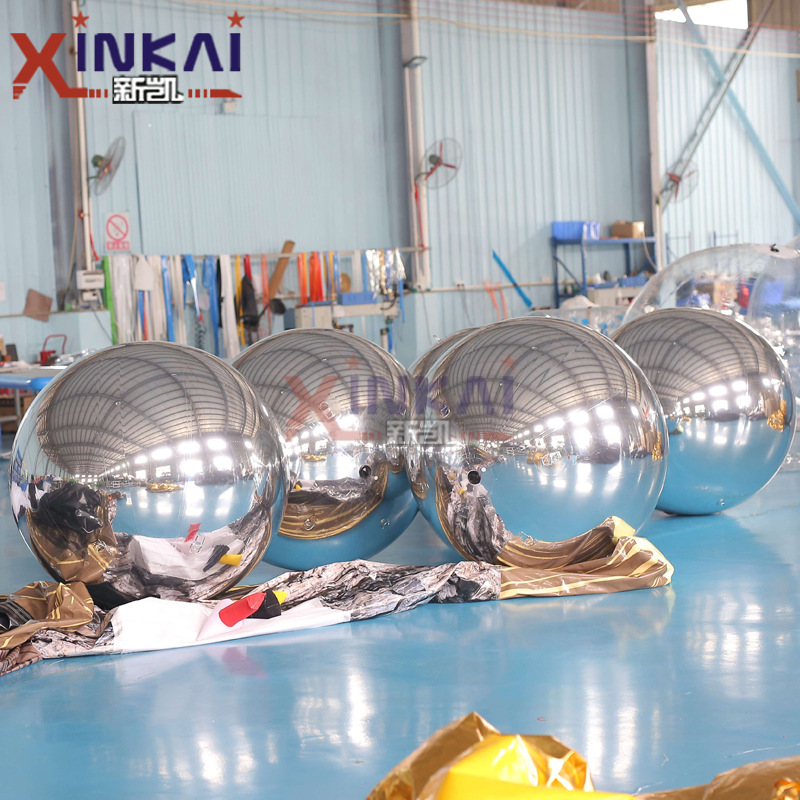 充气镜面球反光球 酒吧道具舞台装饰镜面球 灯光活动挂饰充气球
