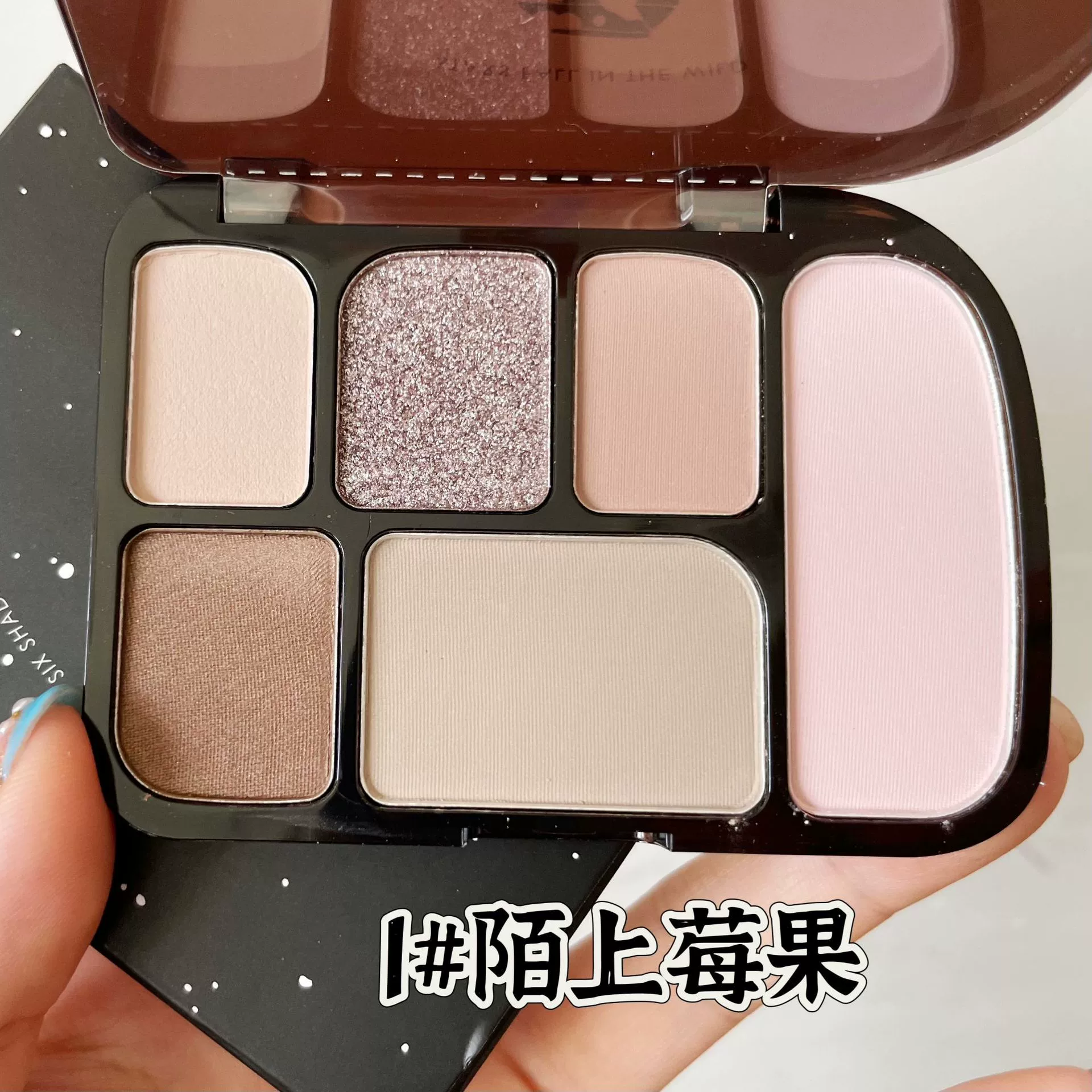 Eye shadow, face blush, six colors