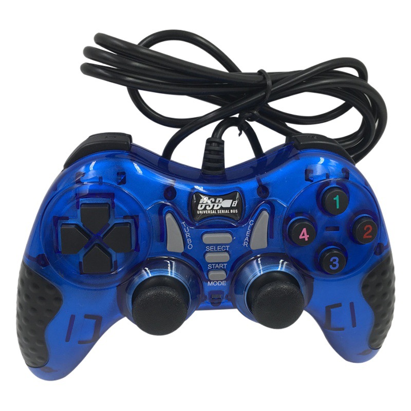 Fábrica al por mayor USB un solo jugador mando de juegos PC mando de juegos multi-botón mando de juegos de fútbol en vivo