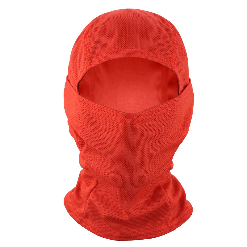 Color sólido veloz secado cubierta de cabeza montar al aire libre máscara solar de poliéster 100% respirado collar al por mayor transfronterizo