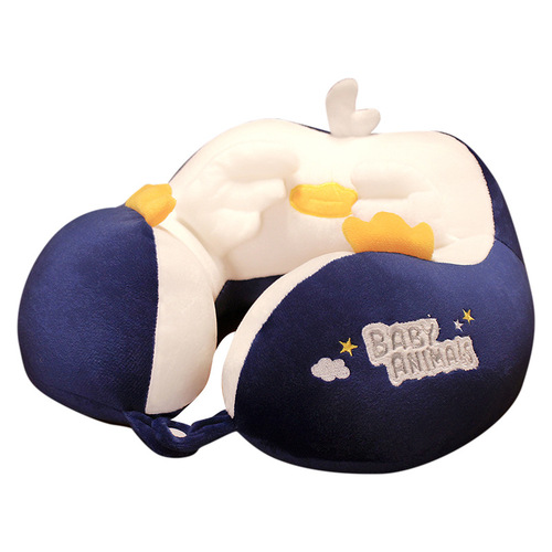 U-shaped pillow neck pillow cartoon airplane travel headrest neck pillow portable car cervical pillow for students