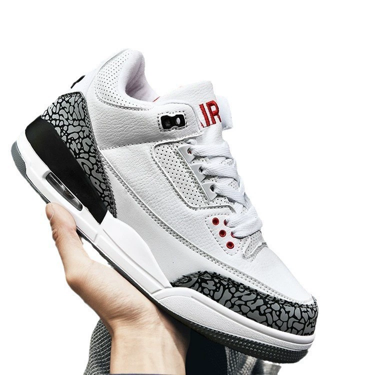 Air Jordan, летние дышащие кроссовки кремово-белого цвета, амортизирующая нескользящая повседневная обувь