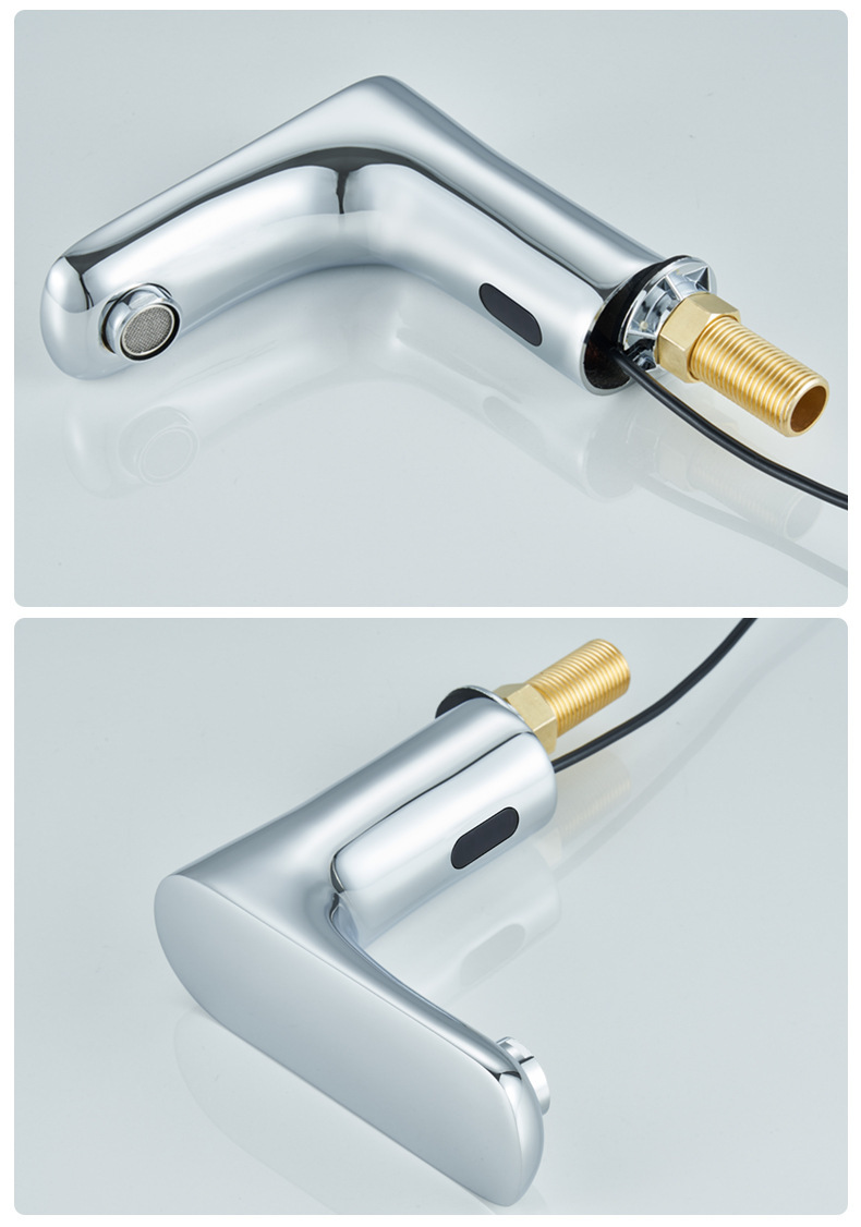 New all-copper smart single cold and hot sensor faucet, fully automatic infrared sensor hand wash basin faucet undefined