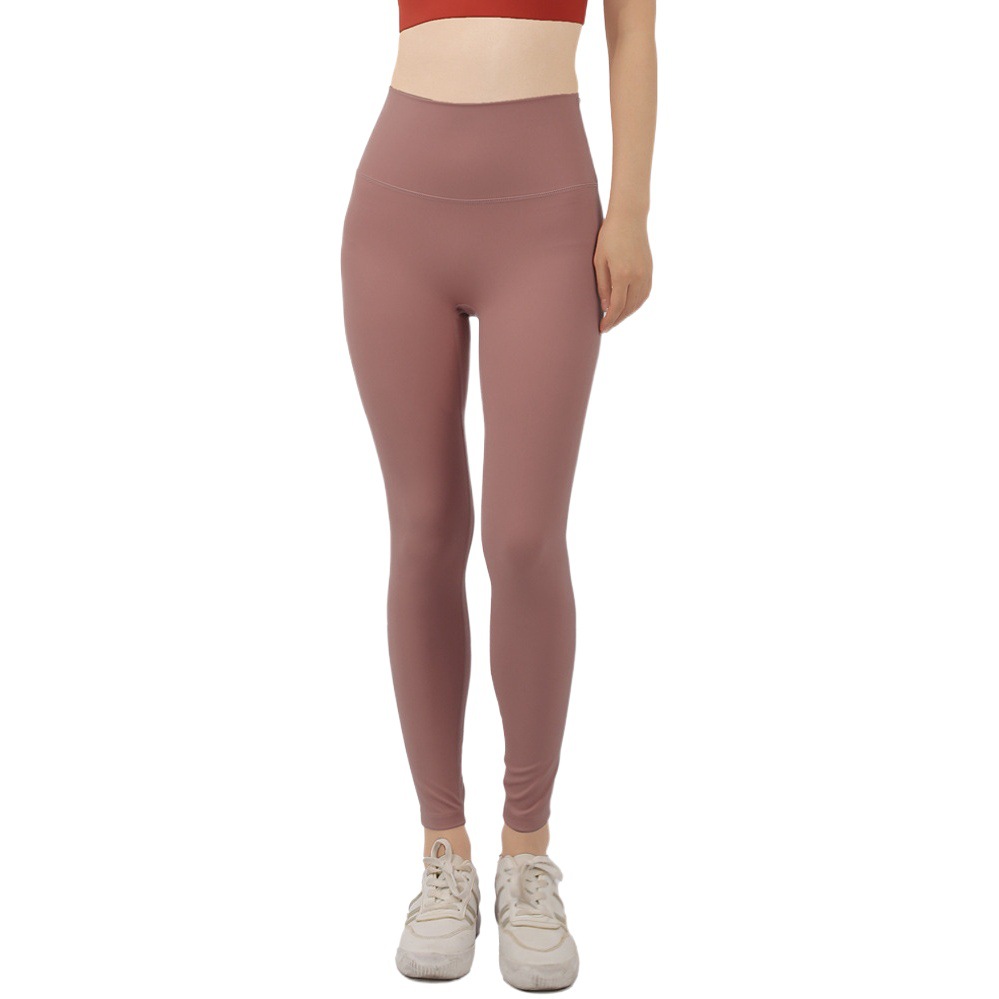 2022 nuevo nude yoga pantalones de levantamiento de cadera sin vergüenza línea Lulu alta cintura fitness deportes medias de tiburón