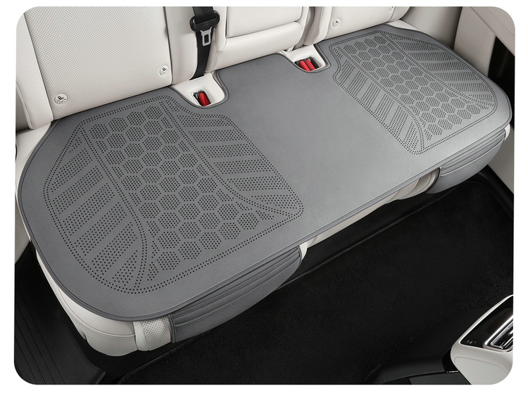2025 New Purple Wind Chime Suede Car Seat Cushion Four-Season Multi-Piece Set of Three Small Pieces