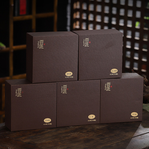 Natural sandalwood, agarwood, mugwort, floral incense, home indoor long-lasting fragrance, purifying air, incense gift box