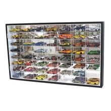 透明壁挂车模展示架 亚克力墙上模型包装盒 有机玻璃玩具陈列盒