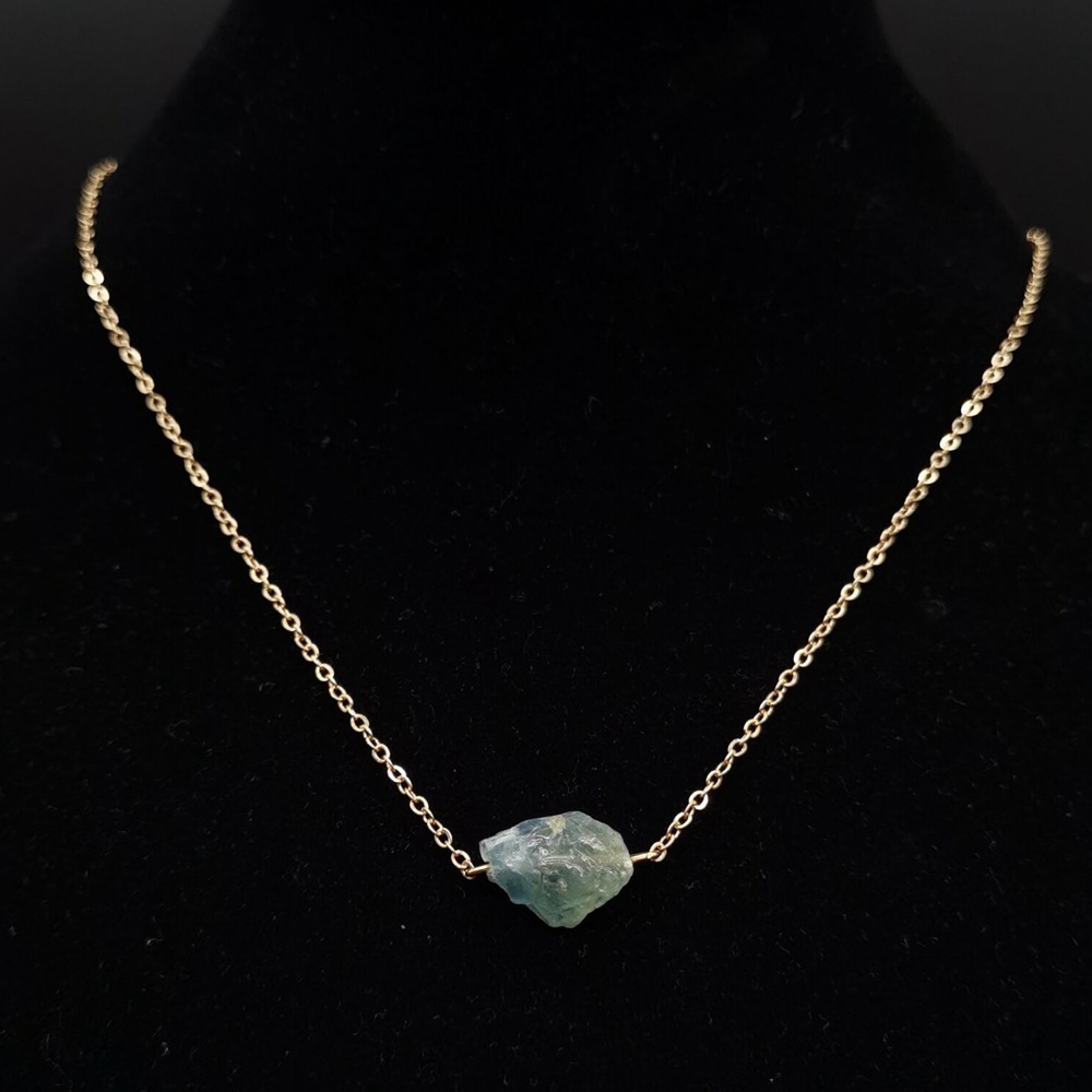 Fashion Geometric Agate Plating Natural Stone Necklace 1 Piece