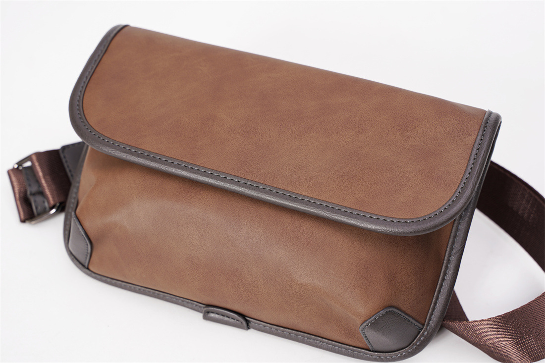 300g Weight Polyester Lining Material Weave Fashion Element Flip Cover Closure Type Sling Strap Strap Type Shoulder Bag Bags Type Casual, Daily, Shopping Occasion Pu Leather Material Plaid, Solid Color Pattern All Seasons Season Men's Gender Classic Style Style Square Shape Men's Plaid Solid Color Pu Leather Weave Flip Cover Shoulder Bag 25