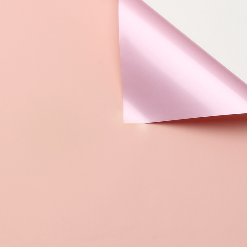 Papel de embalaje de flores de dos colores, papel de oro, papel de regalo de flores, papel de embalaje de flores