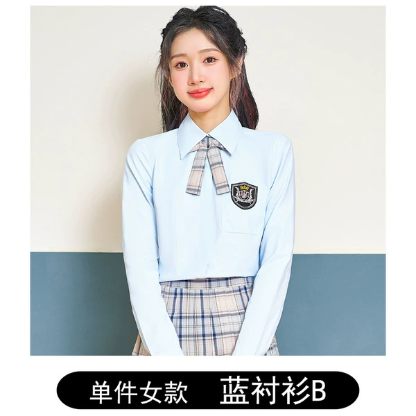 Women's blue shirt 609