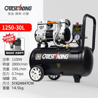 Dental Air Pump Maintenance Auto Repair — Hava kompressorları - level-2-1250-30l-with-solenoid-valve