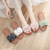 new pattern leisure time Beach shoes Popular Female models bow Exorcism Word tow non-slip fashion slipper