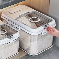 家庭用米桶の新型は日付を決めて米を新鮮に保つことができます。