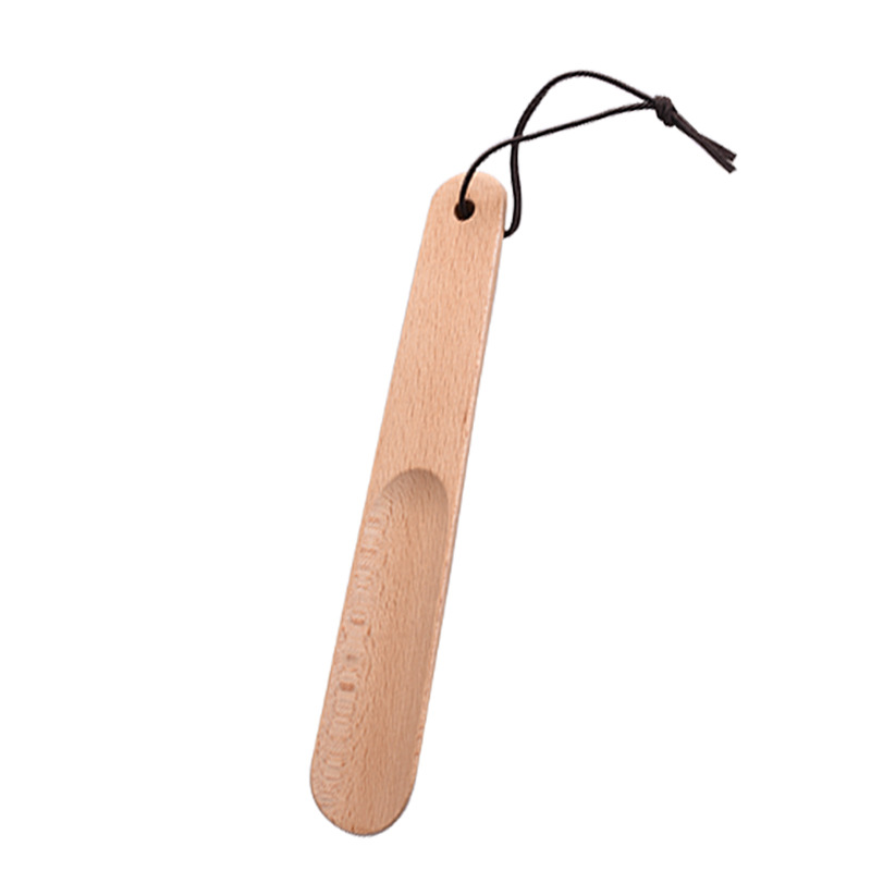 Venta al por mayor de zapatos de madera extractor de zapatos de madera japonés pequeño zapato dispositivo de elevación zapato usando artefacto mango corto mango de zapato largo