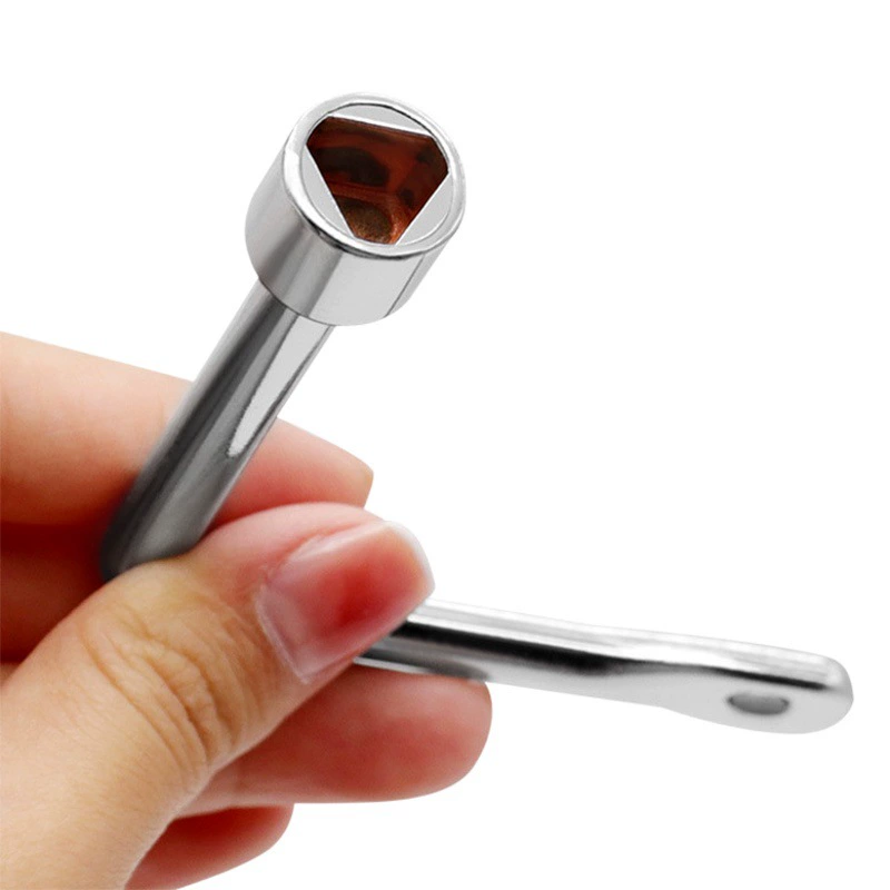 Универсальный Электрический шкаф управления внутренний треугольный ключ клапан счетчика воды для лифта Универсальный внутренний треугольный ключ для лифта