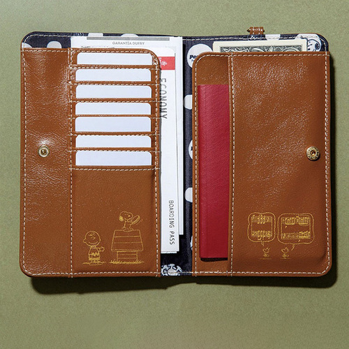 Daily Miscellaneous Appendix Snoopy Crossbody Mobile Phone Bag LONG WALLET BOOK Vertical Casual Versatile Coin Purse