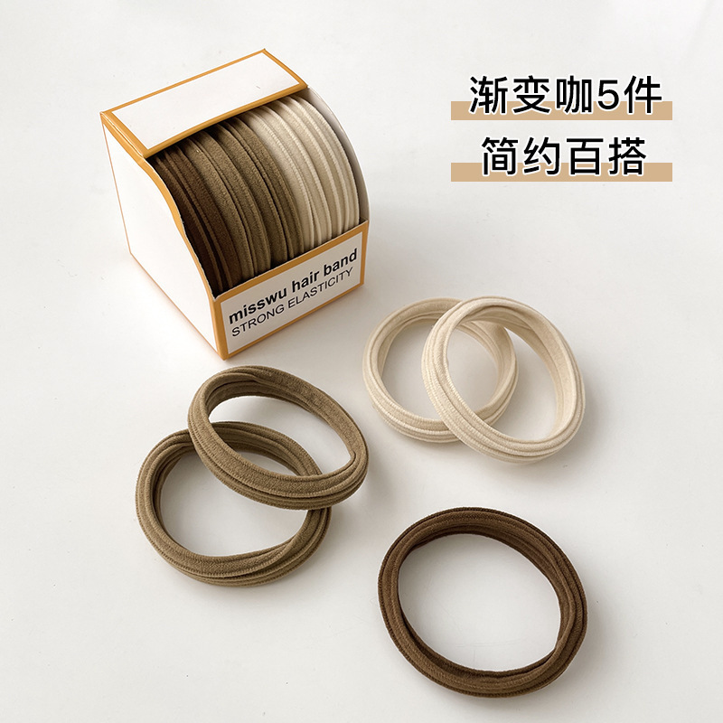 高弹力发绳2025新款高端橡皮筋女扎头发发圈不勒头发耐用头绳头饰|undefined
