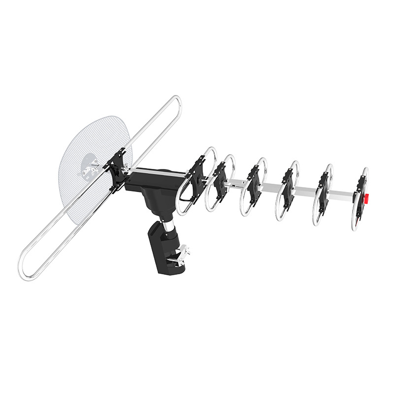 Antena de TV digital de aluminio ZY-14E86 – HD, para exteriores, onda terrestre image 4