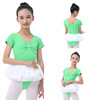 Manufactor goods in stock wholesale summer new pattern children Dance costume Leotard Jumpsuit Open file new pattern Short sleeved Dance costume