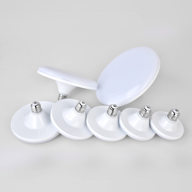 Bombilla LED de bajo consumo con forma de OVNI, base de rosca E27, impermeable, de alta potencia, para uso comercial, luz blanca