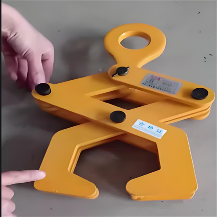Tubo de acero redondo elevadora pinza de elevación gancho I acero abrazadera de riel abrazadera de placa de perforación abrazadera de soporte de madera abrazadera de bandeja