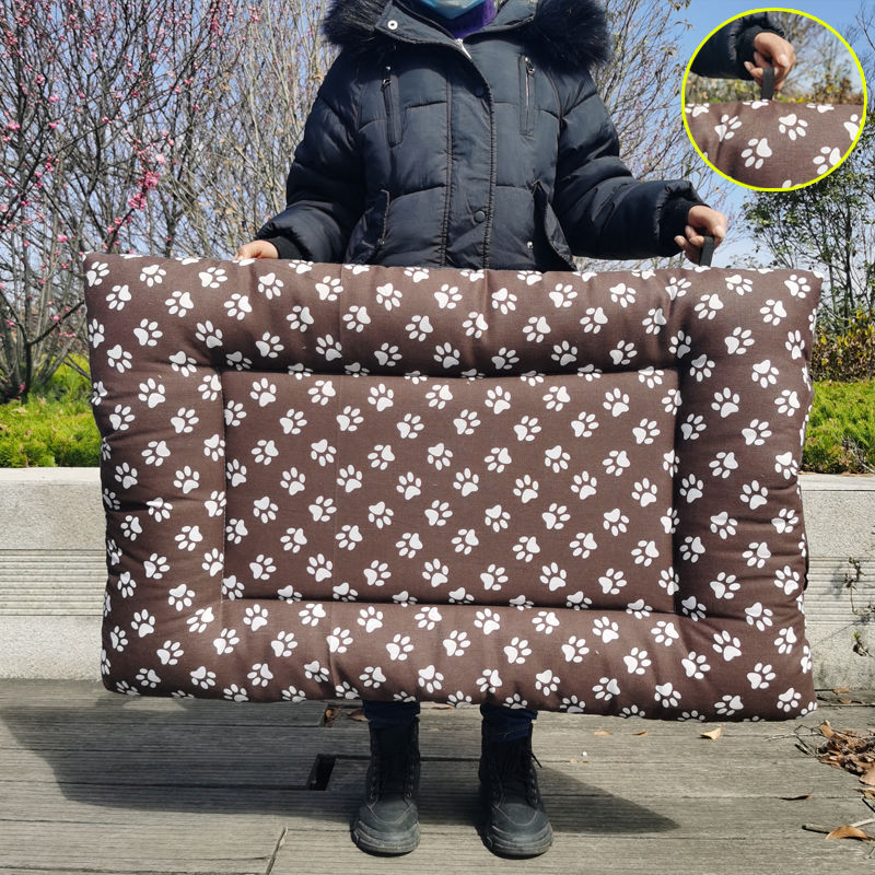 狗窩防水狗窩新品寵物用品墊子四季通用金毛大型犬睡覺籠墊子耐咬