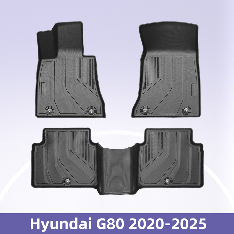 Aplicable a Hyundai G80 2020 - 2025 3D todo el tiempo material TPE almohadilla para los pies almohadilla del maletero