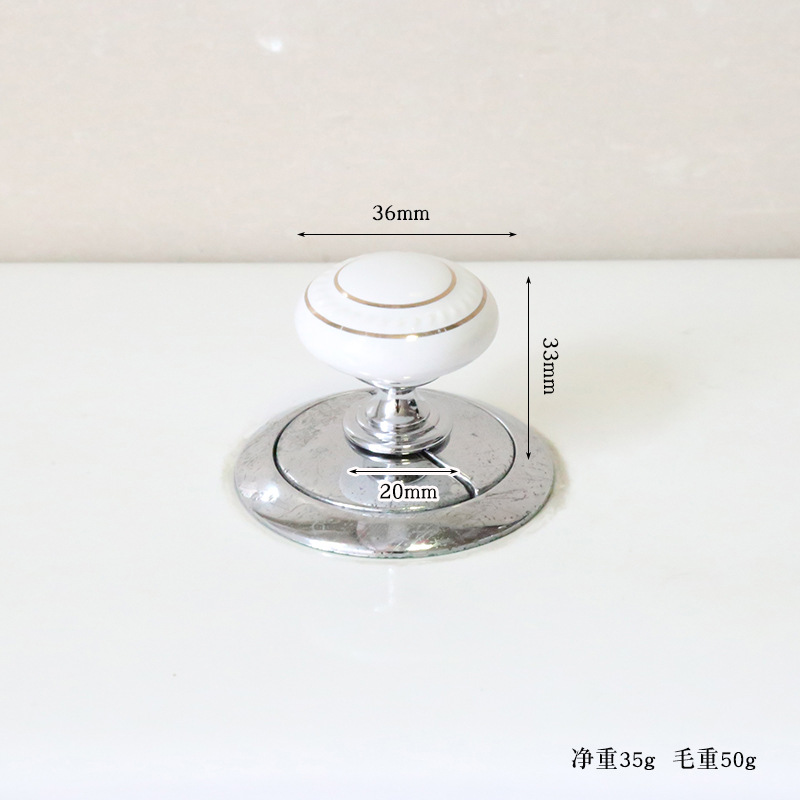 Color redondo inodoro prensa creativa inodoro tanque de agua botón auxiliar Dispositivo de moda Botón de amor