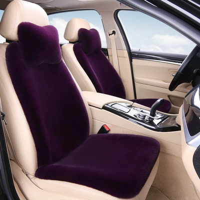 Warm Rear Seat Cushion Cover, Wool pad