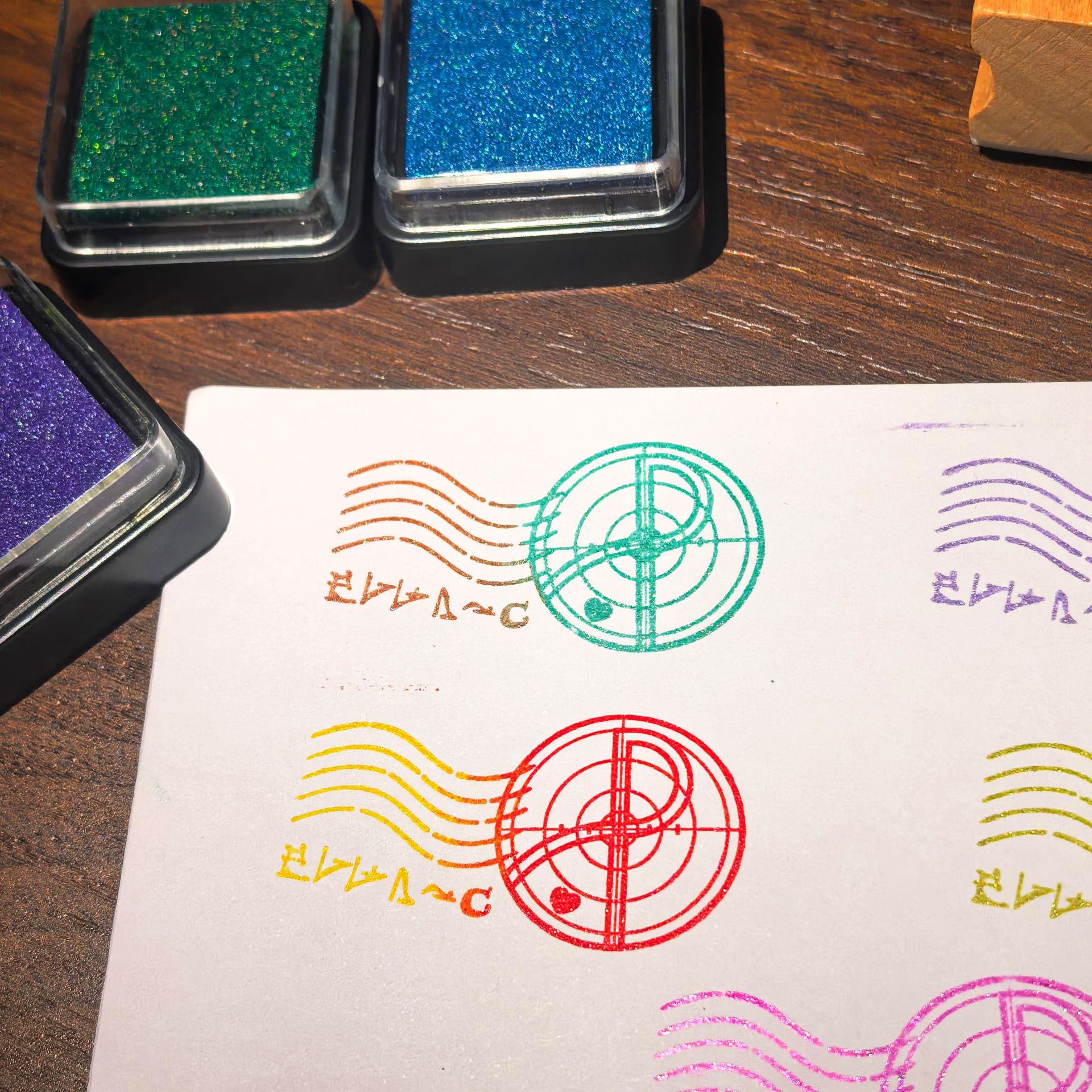 ��⸴��ӡ���ͯ����DIYͿѻ����ӡ̨ӡ��3*3���˷���Сӡ̨